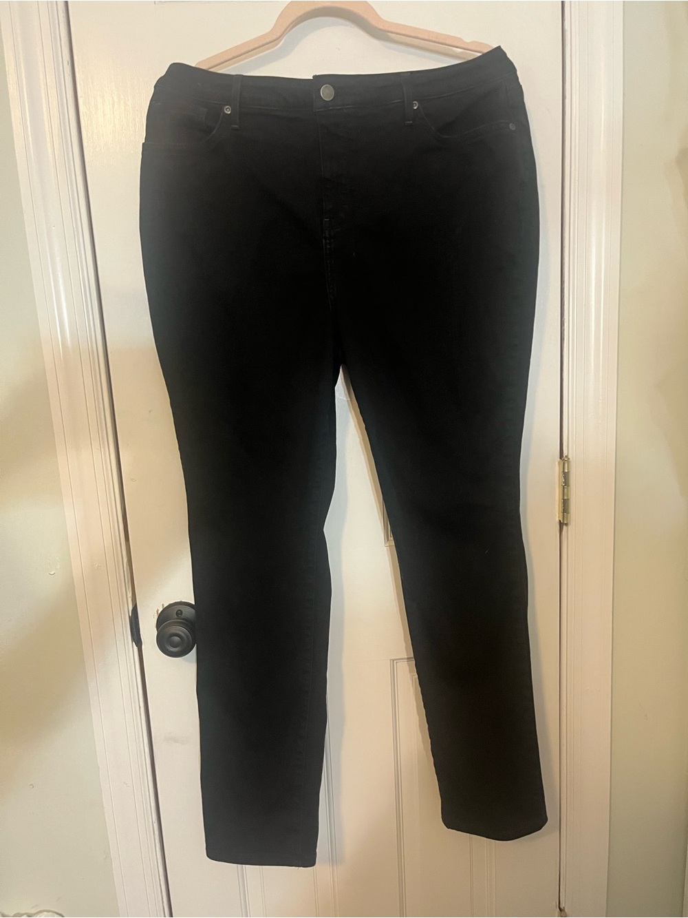 NYDJ Black Skinny Jeans for Women Size 16 with Lift Tuck Technology